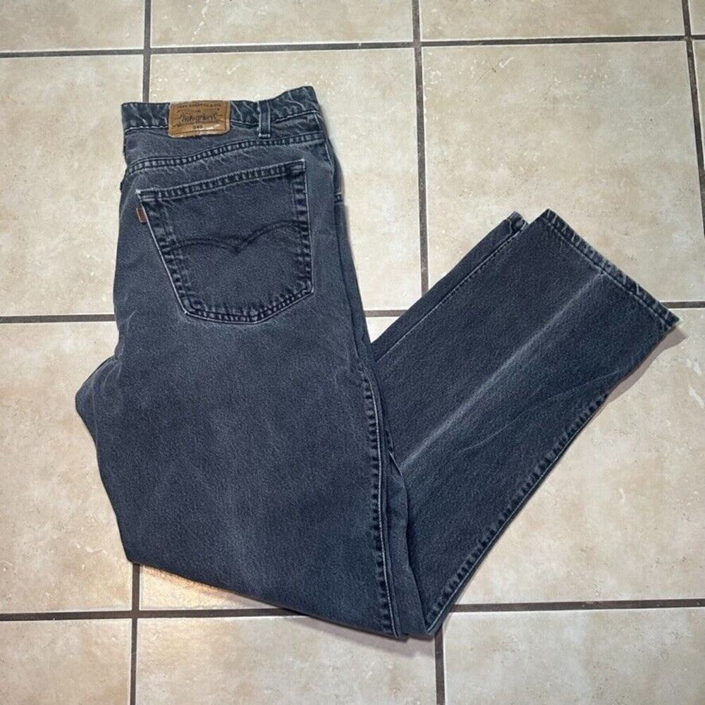 Vintage 90s Levi’s 545 Loose Fit Black Denim Jeans Mens 40x34 (Fits 38x32) 1994